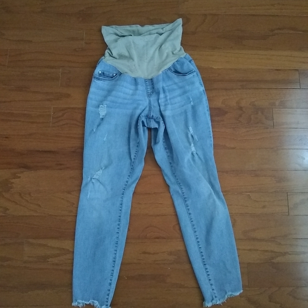 {Jessica Simpson} Full-panel Maternity Jeans L